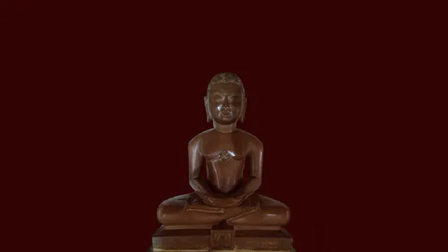 Mallinath Bhagwan in deep meditation, embodying detachment